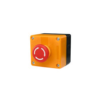 Bouton d'arrêt d'urgence à tête de champignon rouge, 1NC normalement fermé, 10A, IP65, pour le contrôle des machines de découpe et de gravure laser