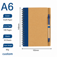 Carnet de notes créatif et culturel en petite série, couverture rigide, pages vierges, pour l'étude, vente directe usine
