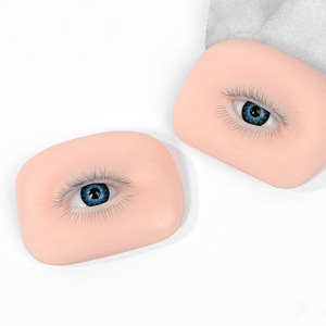 Nouvelle Tête <span class=keywords><strong>de</strong></span> Mannequin Réaliste en Silicone à <span class=keywords><strong>Yeux</strong></span> Ouverts pour l'Entraînement et <span class=keywords><strong>la</strong></span> Pratique des Extensions <span class=keywords><strong>de</strong></span> Cils – Modèle pour Débutants - Product Image 3