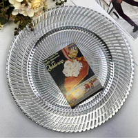 Assiettes en plastique pour hôtel, banquet de mariage, décorations de fête, événements, assiettes à nourriture