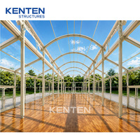 Carpa de Lujo KENTEN para Eventos, de PVC, para las Cuatro Estaciones, con Estructura de Aluminio Transparente, Carpa para Eventos al Aire Libre