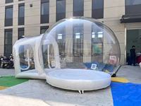 Maisons à bulles gonflables de 3 m avec coussins d'air, châteaux gonflables transparents pour enfants avec souffleurs et kits de réparation