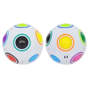 Magnetische Fidget Magie Push Regenboogballen Puzzel Kubus Fidget Deegballen Puzzel Hersenspellen Fidget Speelgoed Stressbal