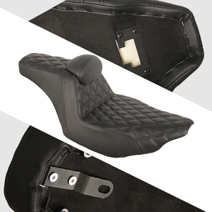 Cojín de asiento de motocicleta de alta calidad con respaldo pequeño para Harley Touring Road Street Glide <span class=keywords><strong>CVO</strong></span> 2023,5-2025 - Product Image 2