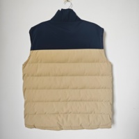 Chaleco Acolchado Ligero de Lona para Hombre, Sin Mangas, Cálido para Invierno, Estilo Casual, Impermeable