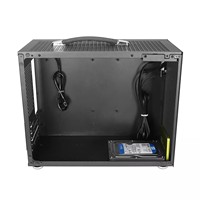 Portable MicroATX Mid Tower PC Case with USB 3.0 Type-C Interface Aluminum Alloy Desktop Gaming Computer SPCC Glass