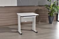 Bureau d'ordinateur en métal facile à assembler pour la maison ou la chambre à coucher, mobilier de bureau à domicile, table d'étude, petit bureau d'ordinateur