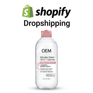 Meilleur produit de beauté en dropshipping, <span class=keywords><strong>eau</strong></span> <span class=keywords><strong>micellaire</strong></span> tout-en-un tendance 1688, pour le visage, les yeux et les lèvres, sans rinçage, 400 ml - Product Image 1