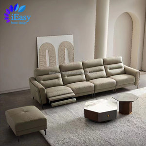 IEast इलेक्ट्रिक पावर 100% चमड़े 4 सीटर अनुभागीय लेगेट और प्लैट झुकनेवाला सोफे कमरे में रहने वाले सोफे reclining सोफे reclinable - Product Image 6