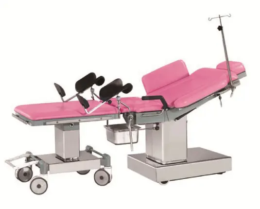Mehrzweck-Hydraulik-OT-Bett aus Edelstahl Manueller Operations tisch