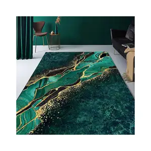 핫 세일 전 세계적으로 인기있는 센터 러그 거실 현대 장식 바닥 매트 디자인 3d 카펫 빛 럭셔리 tapis de 살롱