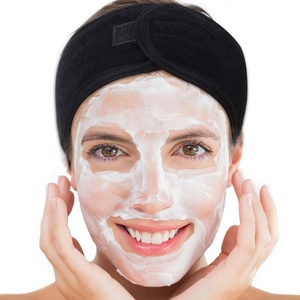 عصابة رأس ناعمة من قماش التيري مع شعار مطرز مخصص - عصابة رأس يومية صديقة للبيئة بأسلوب أوروبي وأمريكي - Product Image 3