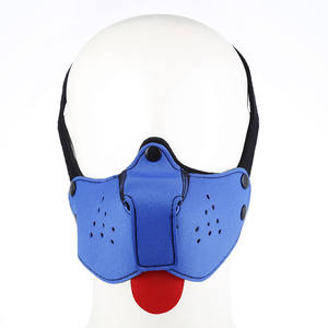 Masques demi-visage animaux Lootee, mignons, en cuir, tête de <span class=keywords><strong>chien</strong></span>, BDSM, <span class=keywords><strong>SM</strong></span>, jouet sexuel, accessoires de bondage, accessoire érotique pour couples adultes - Product Image 2
