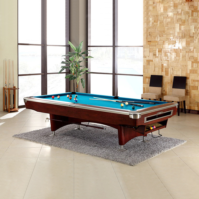 BOJAZND Factory High Quality 9ft 8ft Slate Billiard Pool Tables Tennis Table Combo Professional VYLin Rubber Real Leather