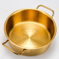 Vente chaude Hôtel De Luxe En Acier Inoxydable Ustensiles Buffet Cuisine Soupe Cuillère Passoire Outil Or Fente Vaisselle Ustensiles De Cuisine