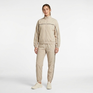 Ensemble de survêtement vert pour femme, veste zippée à col montant et manches longues, deux pièces, respirant, décontracté, coupe-vent - Product Image 6