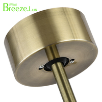 Ventilador de techo personalizado con lámpara Breezelux Zhongshan ventilador de techo lámpara Control remoto 220V ventilador de techo con luz