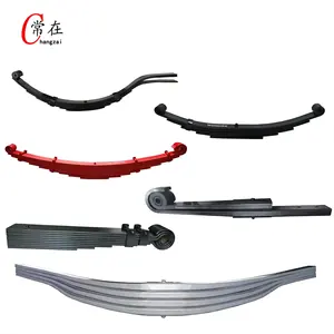 Semi Trailer Leaf Spring Total 1200mm 3 1/4 Inch Width Leaf Spring