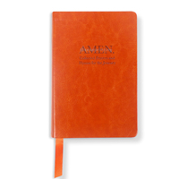 Impression personnalisée Sainte Bible Journal Livre Couverture en cuir Amen Collection Prière et Hymnes pour le Voyage