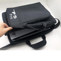 Grand étui de transport EVA pour PlayStation pour PS4 et PS5 Accessoire de contrôleur de jeu vidéo Pochette rigide avec design de voyage portail
