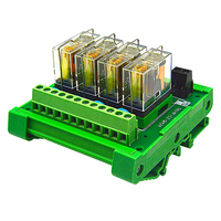 Module de commande de relais de puissance 10a/12V/24V, carte d'amplification PLC universelle, 4 canaux, 5 broches, g2r-1, prix d'usine