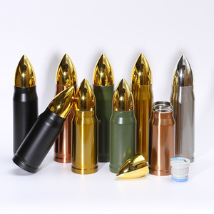 Thermos <strong>Water</strong> Bullet <strong>Bottle</strong> 1 <strong>Litre</strong> Bullet Shape Thermos <strong>Bottle</strong> for Sublimation 500ml 1000ml <strong>Stainless</strong> <strong>Steel</strong> Vacuum Flask - Product Image 4