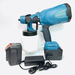 550W Portable <b>Power</b> <b>Tools</b> Lithium Battery Cordless Spray Gun Woodworking Airless Paint Sprayer Split Spraying Machine PG4185 Lit - Product Image 4