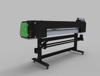 Impresora de vinilo de alta calidad, 1,6 m, 5 pies, ecológica, solvente, plóter con corte de contorno
