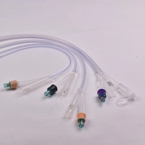 Kateter <span class=keywords><strong>Foley</strong></span> Silikon Medis Sekali Pakai <span class=keywords><strong>2</strong></span> Arah - Product Image 1