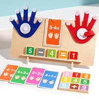Nouveauté 2026 : Jeu d'apprentissage des chiffres Montessori en bois pour bébés, abaque éducatif, outils pédagogiques, jouets cadeaux pour garçons et filles