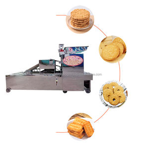 Machine automatique de fabrication de petits biscuits fourrés ligne de production de biscuits machine à presser des biscuits électriques machine de formage de moules - Product Image 1
