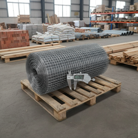Grillage soudé galvanisé à chaud en acier à faible teneur en carbone, rouleau de fil de fer pour clôture de construction, revêtement PVC noir