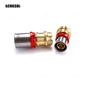 Raccords à sertir PEX HENGSHI 16-32 mm en laiton pour tuyaux multicouches (MLCP) - Product Image 4
