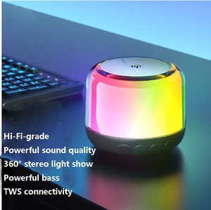 OEM H <span class=keywords><strong>P</strong></span> BTS02 RGB luce Mini blu dente altoparlante 5.0 alla moda impermeabile portatile Wireless Stereo suono TF Card 5W altoparlanti - Product Image 6
