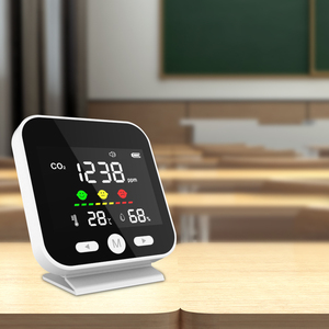 Led mini máy tính để bàn dm89 tuya Wifi CO2 Detector ndir cảm biến ABS chất liệu tự động phát hiện chất lượng không khí Màn hình máy phân tích khí - Product Image 4