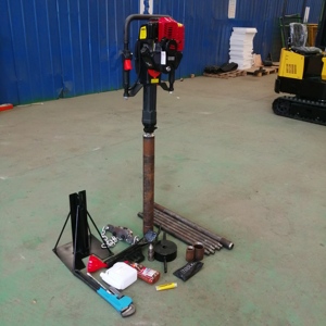 Foreuse portative à moteur diesel compacte pour l'exploration géologique minière et le forage de puits d'eau - Product Image 5