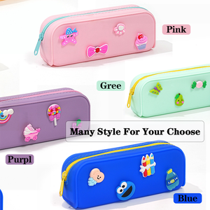 Estuche para Lápices de Silicona Kawaii, Impermeable, Suave y Bonito, para Niñas, Regreso a Clases, Venta al por Mayor en AMZ - Product Image 2