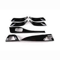 Couvre-tableau de bord en plastique ABS, suède et carbone mat et fibre de carbone véritable pour BMW Série 1 F20 F21 pré-LCI