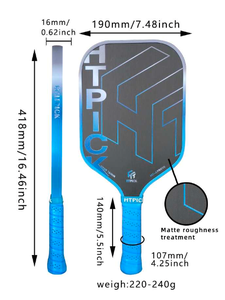 HTPICK <span class=keywords><strong>T700</strong></span> 냉간 압축 탄소 섬유 피클볼 패들 하이 퀄리티 엔터테인먼트를위한 벌집 코어 - Product Image 4