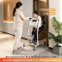 Lève-personne hydraulique assisté pour transfert, aide à la mobilité multifonctionnelle pour personnes âgées et handicapées