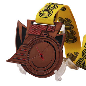 Medalla de aleación fundida a presión con logotipo personalizado directo de fábrica, sin pedido mínimo, soporte para premio de moneda impreso UV para fiesta de competición deportiva - Product Image 2