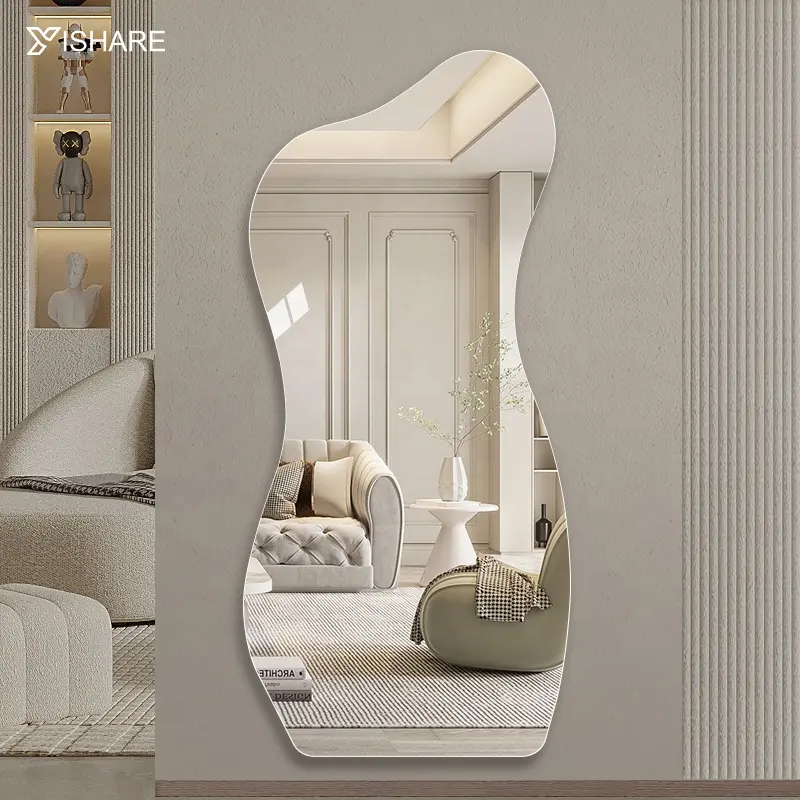 Yishare-espejo grande de pared para pasillo, vestidor moderno decorativo de diseño de buena calidad, longitud completa