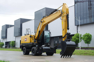 Excavatrice sur pneus SY215W de 20 tonnes et 21 tonnes, <span class=keywords><strong>action</strong></span> rapide et vitesse élevée, dernière pelle avec climatisation - Product Image 6