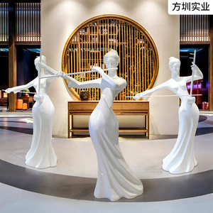 Figuras de Resina para Montar en el Suelo, Decoración Artística Contemporánea para Vestíbulos de Hoteles y Centros de Ventas - Product Image 5