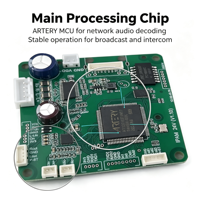 Module de diffusion IP intégré à transmission stable, carte de circuit de codec audio réseau pour la rénovation d'équipements de diffusion sur campus