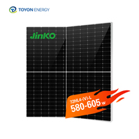 Panneaux solaires bifaciaux de type N à demi-cellules haute durabilité 580W 600W, modules photovoltaïques pour système solaire 22,36%