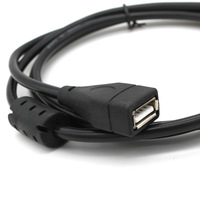 5FT 0,5 M 1M 1,5 M USB 2,0 macho a hembra Cable USB Cable de extensión Cable de sincronización de datos de súper velocidad para PC Teclado de computadora portátil