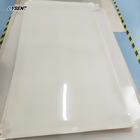 Film intelligent auto-adhésif en PVC PDLC blanc laiteux, commutable, anti-explosion, isolation thermique, épaisseur 0,45 mm, décoratif