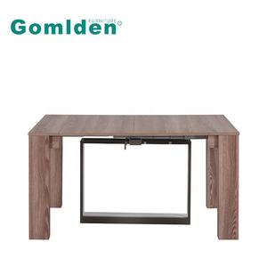 <span class=keywords><strong>Table</strong></span> à manger moderne <span class=keywords><strong>carrée</strong></span> en <span class=keywords><strong>bois</strong></span> extensible pour 4 à <span class=keywords><strong>8</strong></span> <span class=keywords><strong>personnes</strong></span> Design peu encombrant avec feuille pour cuisines et petits appartements - Product Image 3