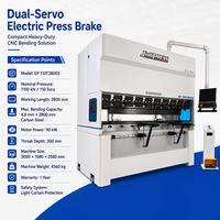 Plegadora de Chapa CNC Compacta de 2.8m con Servoaccionamiento Sincronizado para Gabinetes, Cajas y Paneles Largos